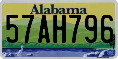 AL license plate 57AH796
