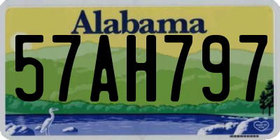 AL license plate 57AH797