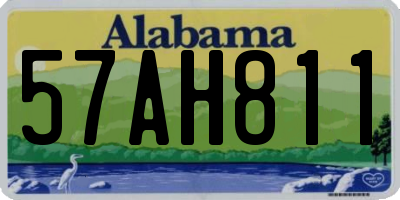AL license plate 57AH811