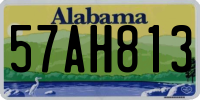 AL license plate 57AH813