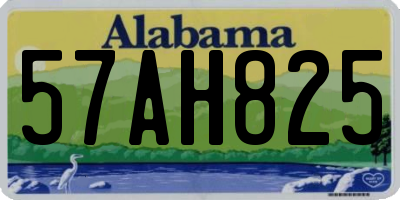 AL license plate 57AH825