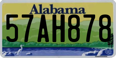 AL license plate 57AH878