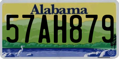 AL license plate 57AH879