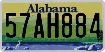 AL license plate 57AH884