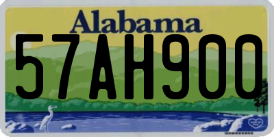 AL license plate 57AH900