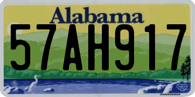 AL license plate 57AH917