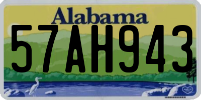 AL license plate 57AH943