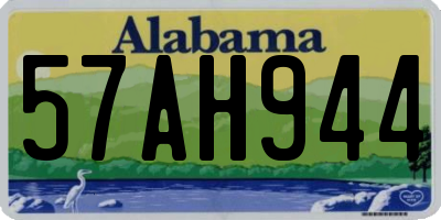 AL license plate 57AH944