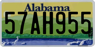 AL license plate 57AH955