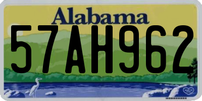 AL license plate 57AH962