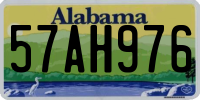 AL license plate 57AH976