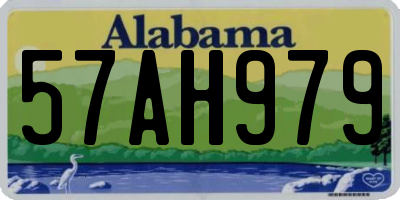 AL license plate 57AH979