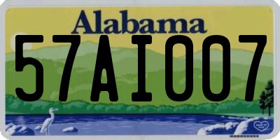 AL license plate 57AI007