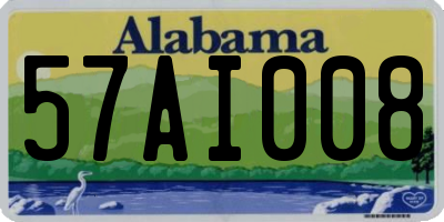 AL license plate 57AI008