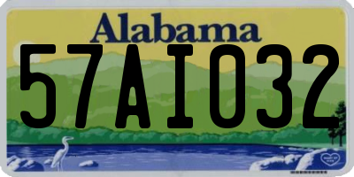 AL license plate 57AI032