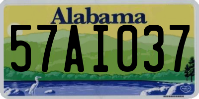 AL license plate 57AI037