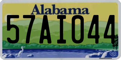 AL license plate 57AI044