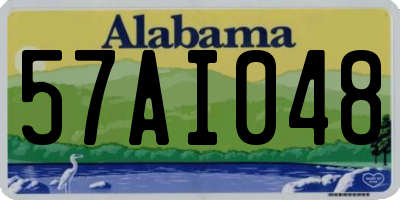 AL license plate 57AI048