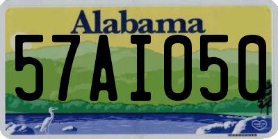 AL license plate 57AI050