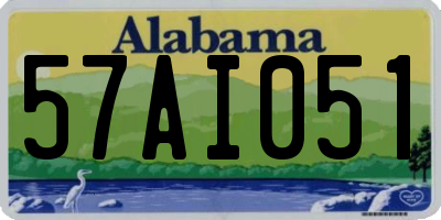 AL license plate 57AI051