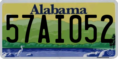 AL license plate 57AI052