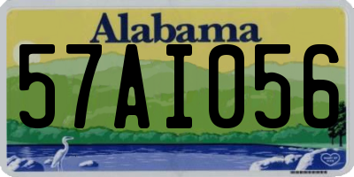 AL license plate 57AI056