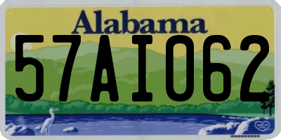AL license plate 57AI062