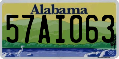 AL license plate 57AI063