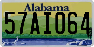 AL license plate 57AI064