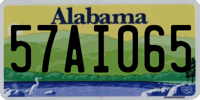AL license plate 57AI065
