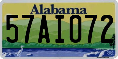 AL license plate 57AI072
