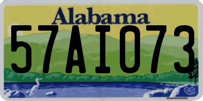 AL license plate 57AI073