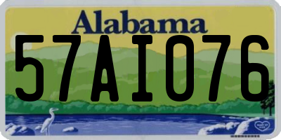 AL license plate 57AI076