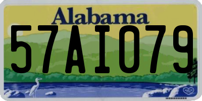 AL license plate 57AI079