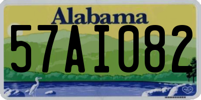 AL license plate 57AI082