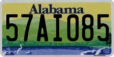 AL license plate 57AI085