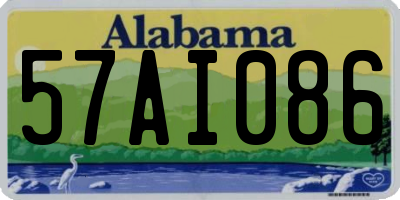 AL license plate 57AI086