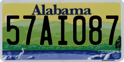 AL license plate 57AI087