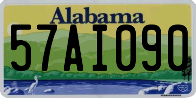 AL license plate 57AI090