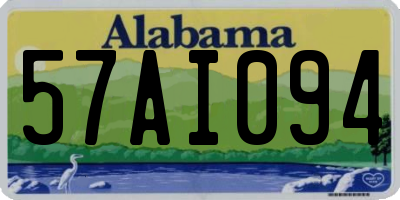 AL license plate 57AI094