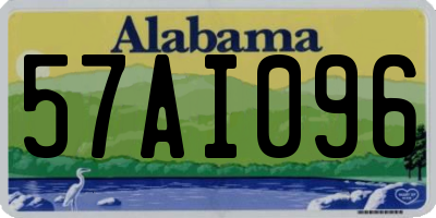 AL license plate 57AI096