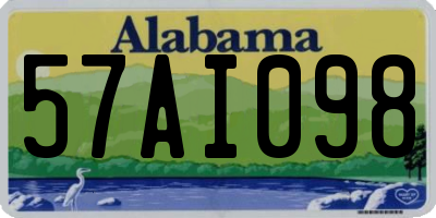 AL license plate 57AI098