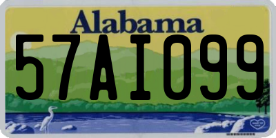 AL license plate 57AI099