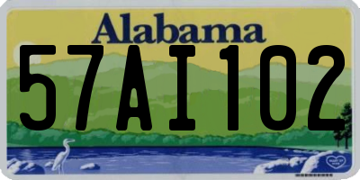 AL license plate 57AI102