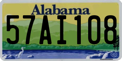 AL license plate 57AI108