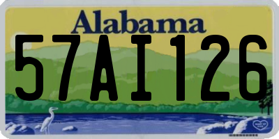 AL license plate 57AI126