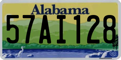 AL license plate 57AI128