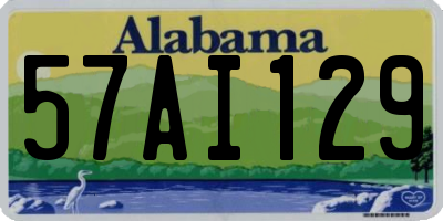 AL license plate 57AI129