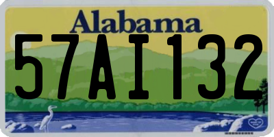 AL license plate 57AI132