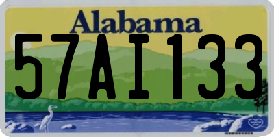 AL license plate 57AI133